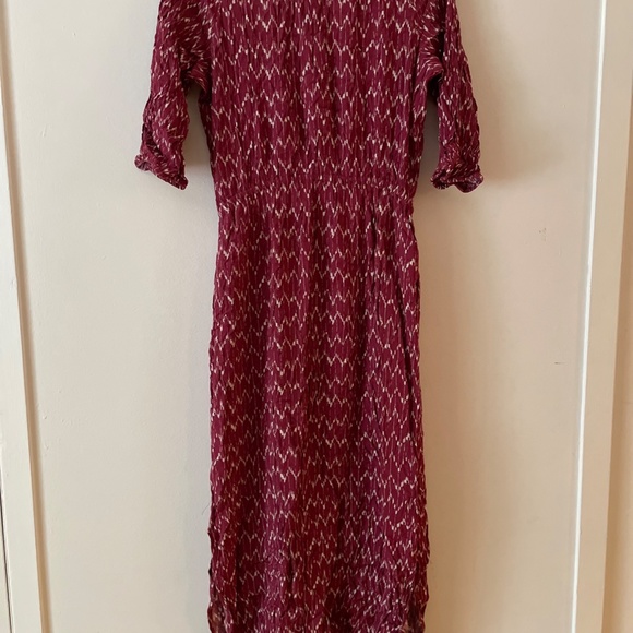Merlot flowy maxi dress - Picture 2 of 5